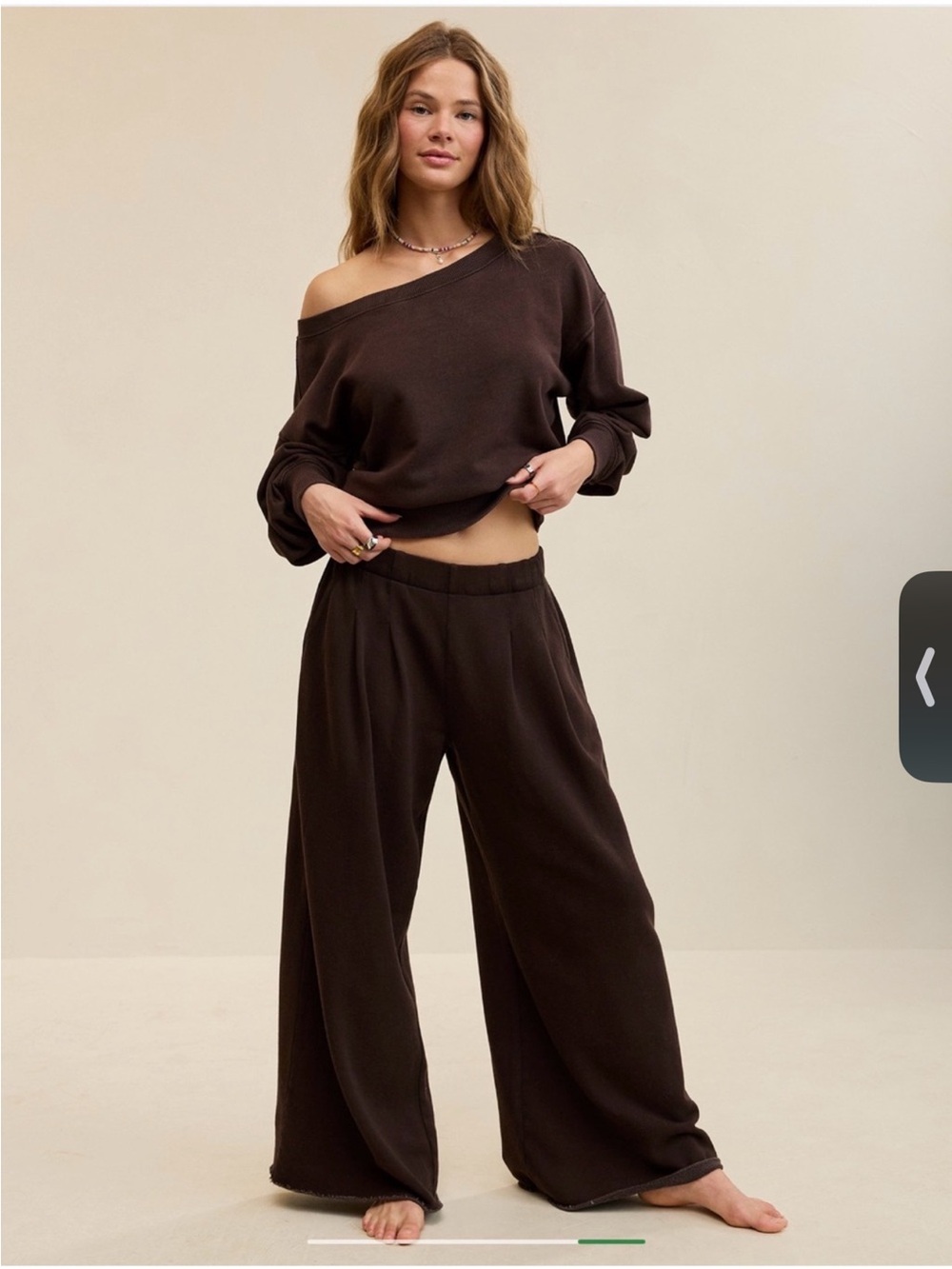 AERIE street trouser flare sweatpants